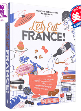 一起品尝法国 吃法餐吧！英文原版 Let’s Eat France! Francois-Regis Gaudry Artisan Publishers 烹饪 西餐【中商原版】