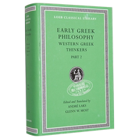 預(yù)售 古希臘哲學(xué) 卷五 共九卷 Early Greek Philosophy Volume V Western Greek Thinkers Part 2 英文原版 Andre Laks【中商原版?