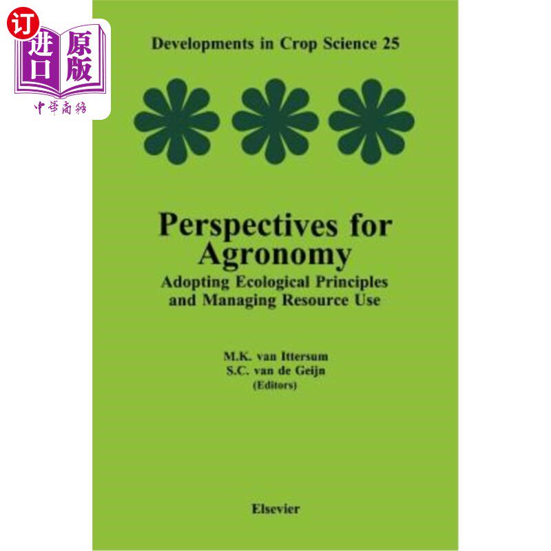 海外直订Perspectives for Agronomy: Adopting Ecological Principles and Managing Resource 农学展望:采用生态原则和管