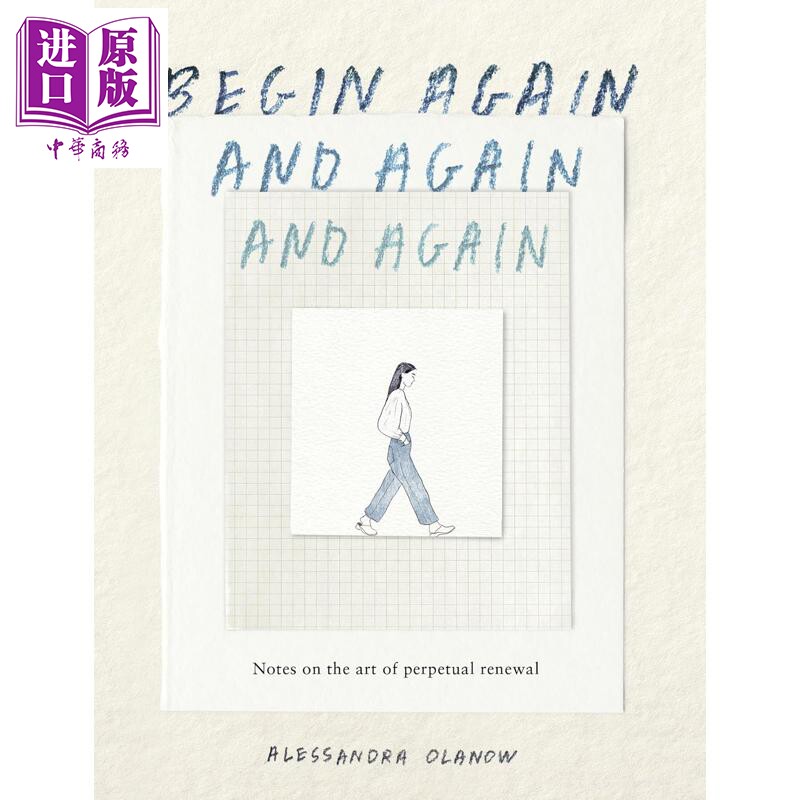 人生是一次又一次的重新开始 Begin Again and Again and Again 英文原版 Alessandra Olanow【中商原版】