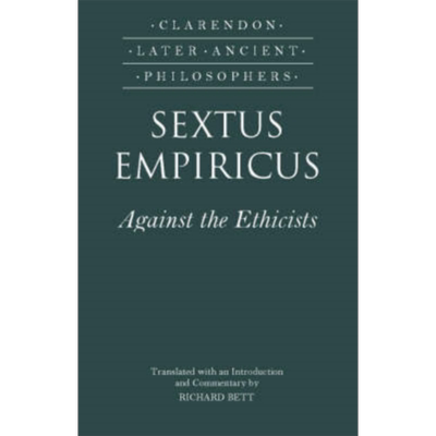 现货 Sextus Empiricus Against the Ethicists Adversus Mathematicos XI Revised 英文原版 Sextus Empiricus【中商原版】