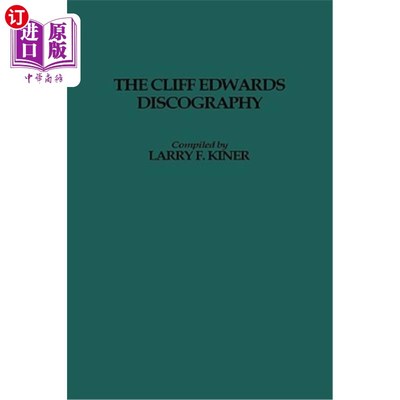 海外直订The Cliff Edwards Discography. 悬崖爱德华兹舞厅。