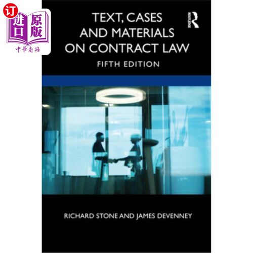 海外直订Text, Cases and Materials on Contract Law 合同法文本、案例和材料