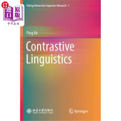 海外直订Contrastive Linguistics 对比语言学