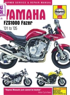 海外直订Yamaha Fzs1000 Fazer '01 to '05 雅马哈Fzs1000法泽'01至'05