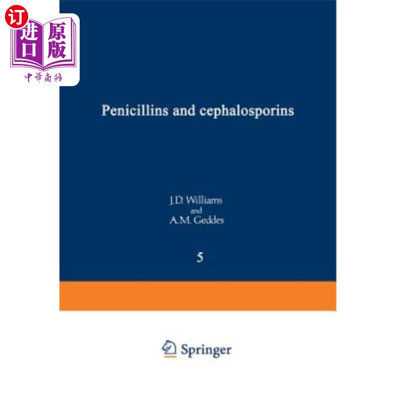 海外直订医药图书Penicillins and Cephalosporins 青霉素类和头孢菌素类