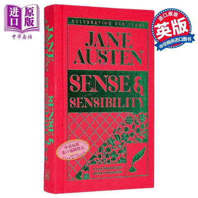 理智与情感 口袋书 Sense and Sensibility 英文原版 Jane Austen 简 奥斯汀诞辰 250 周年纪念版 经典名著【中商原版】