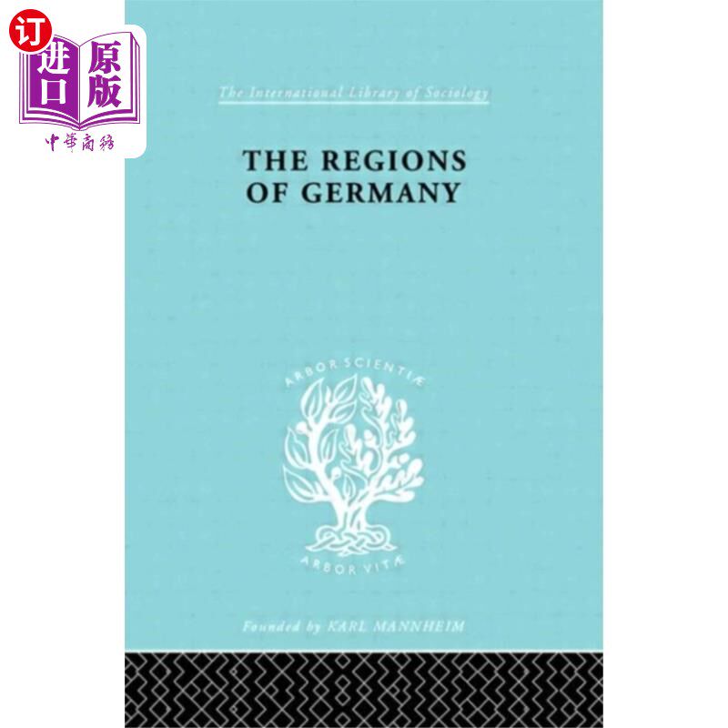 海外直订regions of germany 德国各地区