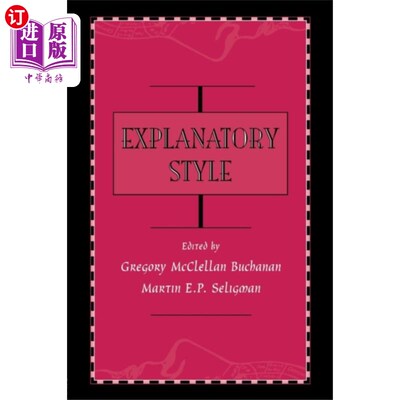 海外直订Explanatory Style 解释风格
