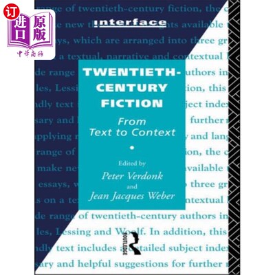 海外直订Twentieth-Century Fiction 二十世纪小说