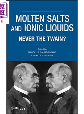现货 离子液体手册 Molten Salts And Ionic Liquids Kenneth Seddon 英文原版 中商原版 Wiley【中商原版】