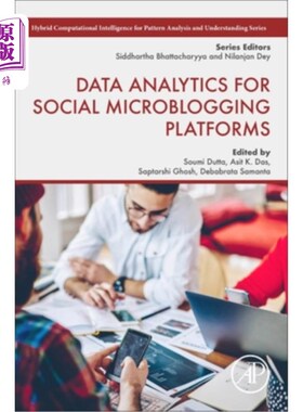 海外直订Data Analytics for Social Microblogging Platforms 社交微博平台的数据分析