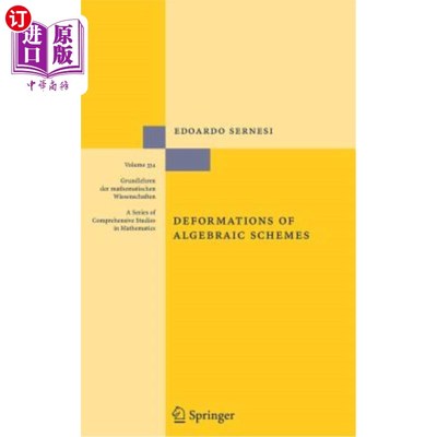 海外直订Deformations of Algebraic Schemes 代数格式的变形