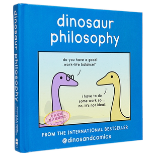 恐龙哲学 Dinosaur Philosophy 英文原版  治愈绘本漫画 励志 James Stewart【中商原版】