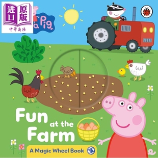 Fun 中商原版 儿童纸板书 Peppa Pig 卡通动画 the 进口亲子童书 粉红猪佩奇欢乐农场记 Farm 绘本图画故事书 英文原版