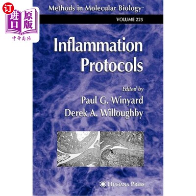 海外直订医药图书Inflammation Protocols 炎症的协议