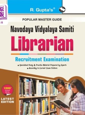 海外直订Navodaya Vidyalaya: Librarian (Subject Knowledge) Recruitment Exam Guide Navodaya Vidyalaya