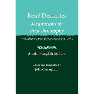 勒内 笛卡尔 哲学的沉思 英文原版 Rene Descartes Meditations on First Philosophy John Cottingham【中商原版】