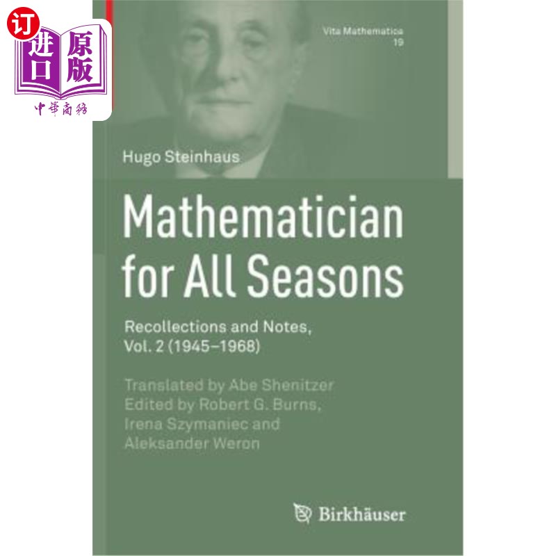 海外直订Mathematician for All Seasons: Recollections and Notes, Vol. 2 (1945-1968) 四季数学家：回忆与笔记，第2卷（1
