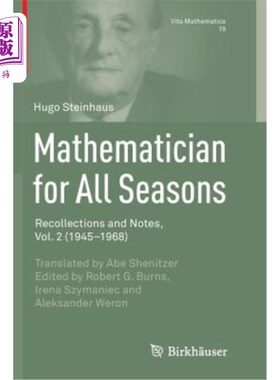 海外直订Mathematician for All Seasons: Recollections and Notes, Vol. 2 (1945-1968) 四季数学家：回忆与笔记，第2卷（1