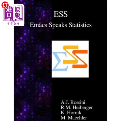 海外直订ESS Emacs Speaks Statistics ESS Emacs说统计数字