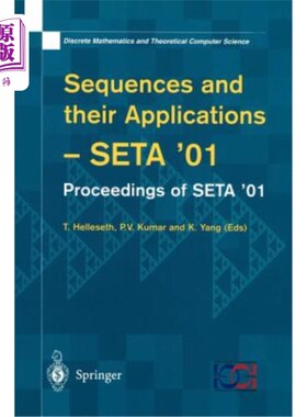 海外直订Sequences and Their Applications: Proceedings of Seta '01 序列及其应用：Seta'01会议录