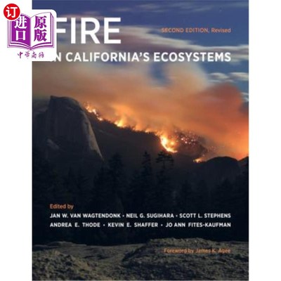 海外直订Fire in California's Ecosystems 加州生态系统中的火灾