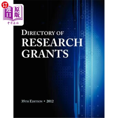 海外直订Directory of Research Grants 2012 2012年研究资助目录