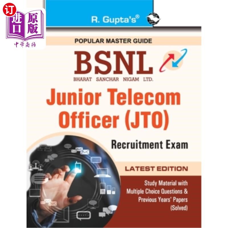 海外直订Bsnl: Junior Telecom Officer (JTO)Telecom Recruitment Exam Guide 初级电信官员(JTO)电信招聘考试指南