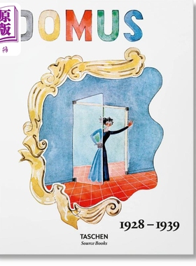 Domus: 1928–1939 进口艺术 建筑杂志多莫斯设计 1928–1939 Taschen 室内装饰建筑设计【中商原版】