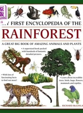 海外直订My First Encyclopedia of the Rainforest 我的第一本热带雨林百科全书
