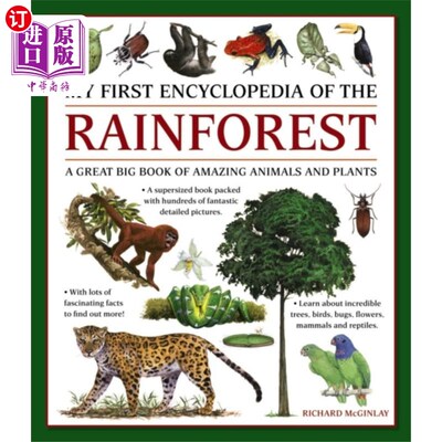 海外直订My First Encyclopedia of the Rainforest 我的第一本热带雨林百科全书