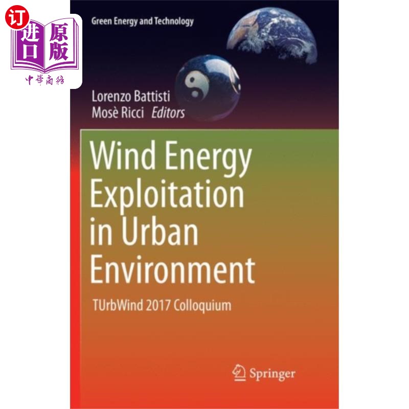 海外直订Wind Energy Exploitation in Urban Environment 城市环境中的风能开发