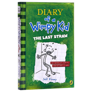 小屁孩日记3 英文原版 Diary of a Wimpy Kid 3 The Last Straw 杰夫金尼 970L 儿童小初文学 章节书进口 6-12岁【中商原版】