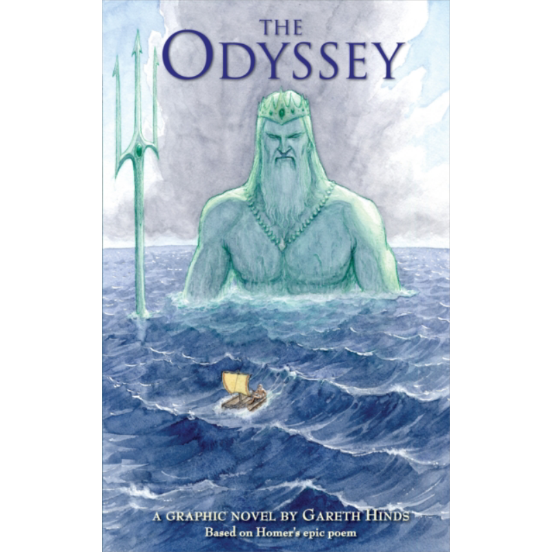 预售 荷马史诗 奥德赛绘本漫画书图像小说 Gareth Hinds绘 The Odyssey Homer 英文原版 诺兰奥德赛电影周边书