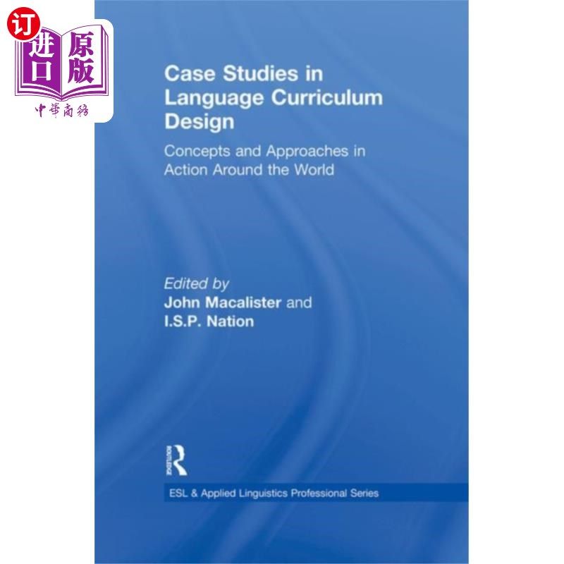 海外直订Case Studies in Language Curriculum Design 语言课程设计中的个案研究