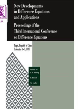 海外直订New Developments in Difference Equations and Applications: Proceedings of the Th 差分方程及其应用的新发展: