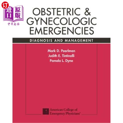 海外直订医药图书Obstetric & Gynecologic Emergencies: Diagnosis and Management 妇产科突发事件的诊断与处理
