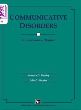 海外直订医药图书Communicative Disorders: An Assessment Manual 交际障碍：评估手册