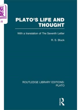 海外直订Plato's Life and Thought (RLE: Plato) 柏拉图的生平与思想(RLE: Plato)