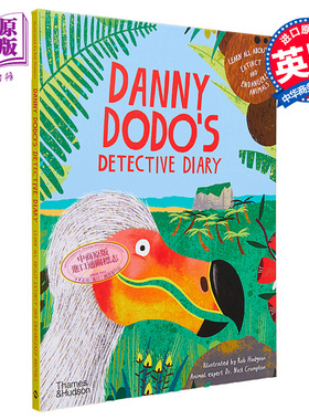 现货 Rob Hodgson 渡渡鸟的侦探日记 Danny Dodos Detective Diary 英文原版进口图书 儿童绘本动物百科图画书  6岁+【中商原版】