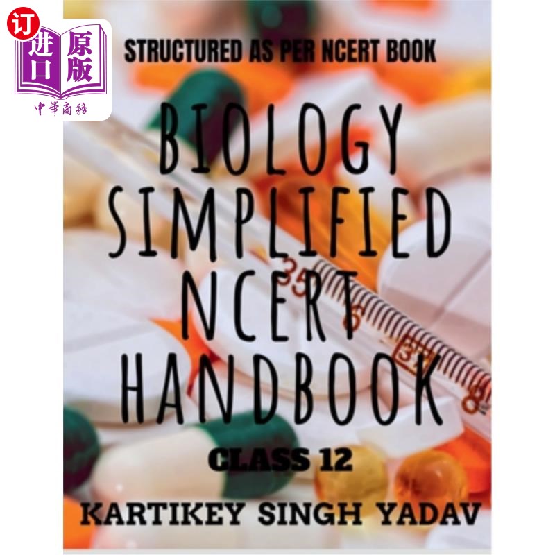 海外直订Biology Simplified Ncert 生物学简化Ncert