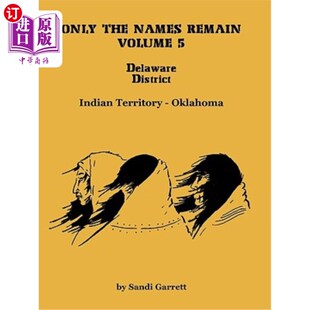 Remain Volume 只留下名字 The 第5卷：特拉华区 District Names Delaware 海外直订Only