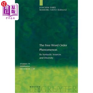 Syntactic 自由词序现象 Word Diversity and Sources Its Phenomenon Order Free 海外直订The