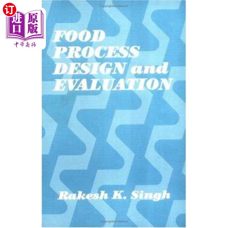 海外直订Food Process Design and Evaluation 食品工艺设计与评价