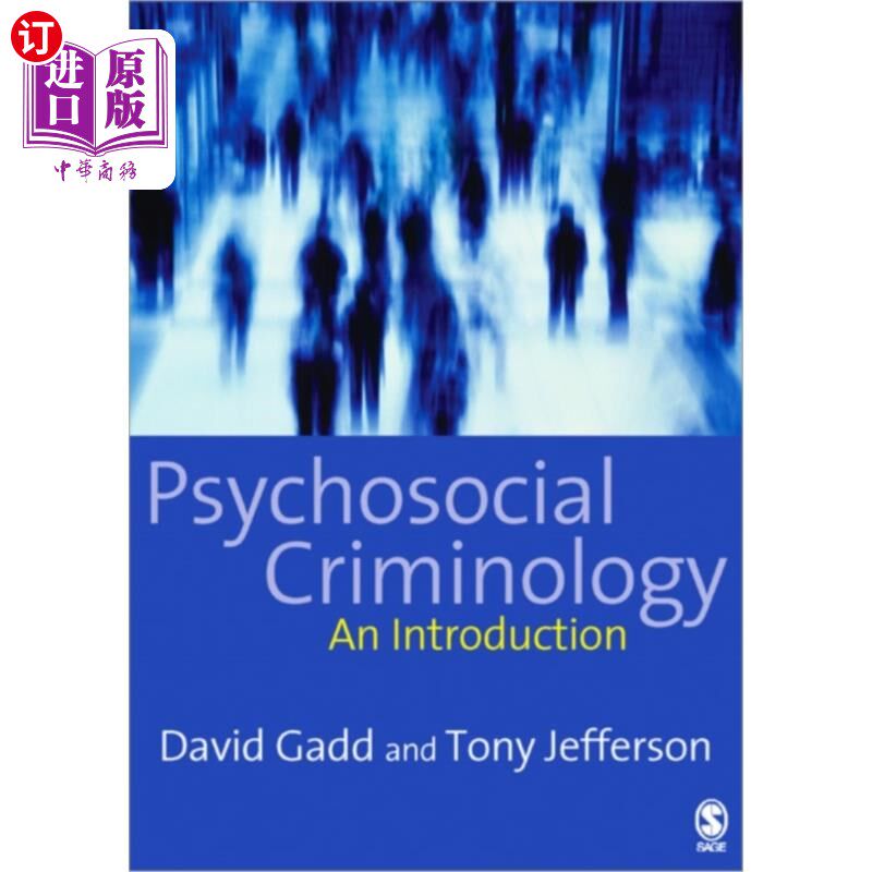 海外直订Psychosocial Criminology 社会心理犯罪学