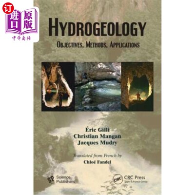 海外直订Hydrogeology: Objectives, Methods, Applications 水文地质学:目标，方法，应用