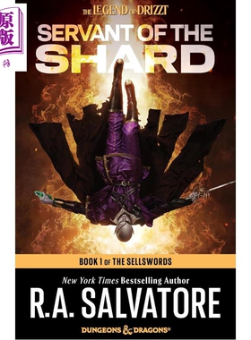 预售 碎片仆从 龙与地下城 雇佣兵三部曲 第一部 Servant of the Shard Dungeons Dragons 英文原版 Salvatore【中商原版】