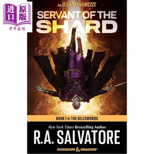 预售 碎片仆从 龙与地下城 雇佣兵三部曲 第一部 Servant of the Shard Dungeons Dragons 英文原版 Salvatore【中商原版】