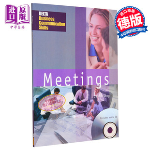 Meetings 中商原版 Coursebook Communication Business 现货 B2级别课本含音频CD Skills商务沟通技巧系列：商务会议B1